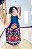 VESTIDO LAURA - BOHO - AZUL -VISCOSE PRÉ LAVADO - Imagem 3