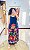 VESTIDO LAURA - BOHO - AZUL -VISCOSE PRÉ LAVADO - Imagem 1