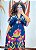 VESTIDO LUANA - BOHO -AZUL -VISCOSE PRÉ LAVADO - Imagem 4