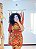 VESTIDO GOLINHA- BOHO -MARROM-VISCOSE PRÉ LAVADO - Imagem 2