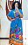 VESTIDO DIANA -PLUS SIZE- ESTAÇÕES-AZUL-VISCOSE PRÉ LAVADO ,GRAMADURA 140 - Imagem 1