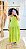 VESTIDO BATINHA - PRIMAVERA VERÃO -VERDE-VISCOSE PRÉ LAVADO ,GRAMADURA 140 - Imagem 2