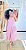 VESTIDO BATINHA - PRIMAVERA VERÃO -ROSA -VISCOSE PRÉ LAVADO ,GRAMADURA 140 - Imagem 4