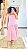 VESTIDO BATINHA - PRIMAVERA VERÃO -ROSA -VISCOSE PRÉ LAVADO ,GRAMADURA 140 - Imagem 9