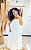 VESTIDO BATINHA - PRIMAVERA VERÃO -BRANCO -VISCOSE PRÉ LAVADO ,GRAMADURA 140 - Imagem 6
