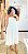 VESTIDO BATINHA - PRIMAVERA VERÃO -BRANCO -VISCOSE PRÉ LAVADO ,GRAMADURA 140 - Imagem 3