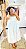 VESTIDO BATINHA - PRIMAVERA VERÃO -BRANCO -VISCOSE PRÉ LAVADO ,GRAMADURA 140 - Imagem 2