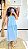 VESTIDO BATINHA - PRIMAVERA VERÃO -AZUL -VISCOSE PRÉ LAVADO ,GRAMADURA 140 - Imagem 4