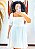 VESTIDO CAROLINE- PRIMAVERA VERÃO -BRANCO-VISCOSE PRÉ LAVADO ,GRAMADURA 140 - Imagem 2