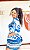 CONJUNTO PAULA - PRIMAVERA VERÃO -AZUL -VISCOSE PRÉ LAVADO GRAMADURA 140 - Imagem 4
