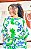 CONJUNTO PAULA - PRIMAVERA VERÃO -VERDE -VISCOSE PRÉ LAVADO GRAMADURA 140 - Imagem 1