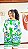 CONJUNTO PAULA - PRIMAVERA VERÃO -VERDE -VISCOSE PRÉ LAVADO GRAMADURA 140 - Imagem 4