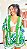 CONJUNTO LETÍCIA- PRIMAVERA VERÃO -VERDE -VISCOSE PRÉ LAVADO ,GRAMADURA 140 - Imagem 2