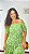 VESTIDO CIGANINHA -CURTO- PRIMAVERA VERÃO -VERDE- VISCOLINHO - Imagem 4