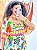 VESTIDO LÍGIA - PRIMAVERA VERÃO -COLORIDO- VISCOLINHO - Imagem 8