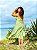 VESTIDO ESTER ALCINHA- PRIMAVERA VERÃO -VERDE- VISCOLINHO - Imagem 3