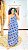 VESTIDO MAIA - AZULEJOS - GRÉCIA- AZUL-FLUITY POLIAMIDA - Imagem 4