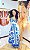 VESTIDO JASMIM - SOL DE VERÃO-AZUL- VISCOSE PRÉ LAVADO - Imagem 1