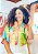 BLUSA ANGELITA - PRAIA URBANA -VERDE COM DETALHES COLORIDOS - VISCOSE PRÉ LAVADO - Imagem 2