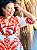 VESTIDO CAMILA BORDADO- G-PRAIA URBANA-LARANJA E VERMELHO -VISCOSE PRÉ LAVADO ,GRAMADURA 260 - Imagem 4