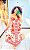 VESTIDO MAITÊ- G-PRAIA URBANA-LARANJA E VERMELHO -VISCOSE PRÉ LAVADO ,GRAMADURA 260 - Imagem 3