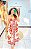 VESTIDO MAITÊ- G-PRAIA URBANA-LARANJA E VERMELHO -VISCOSE PRÉ LAVADO ,GRAMADURA 260 - Imagem 2