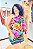 VESTIDO NULA MANGA -CURTO- G-PRAIA URBANA-COLORIDO-VISCOSE PRÉ LAVADO ,GRAMADURA 260 - Imagem 2