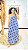 VESTIDO MAIA - AZULEJOS - GRÉCIA- AZUL-FLUITY POLIAMIDA - Imagem 3