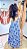 VESTIDO MAIA - AZULEJOS - GRÉCIA- AZUL-FLUITY POLIAMIDA - Imagem 2