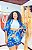 CONJUNTO AMORA - ALTO VERÃO- AZUL ESCURO -  -VISCOSE PRÉ LAVADO ,GRAMADURA 140 - Imagem 1