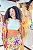 CONJUNTO AMORA - ALTO VERÃO- LARANJA -  -VISCOSE PRÉ LAVADO ,GRAMADURA 140 - Imagem 2