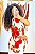KIMONO  - ALTO VERÃO-VERMELHO - VISCOSE PRÉ LAVADO - Imagem 2