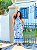 VESTIDO CAROL - CIDADE DOS AZULEJOS -FLUITY - AZUL - Imagem 1