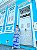 CONJUNTO VENEZA - CIDADE DOS AZULEJOS -FLUITY - AZUL - Imagem 5