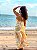 VESTIDO VITÓRIA- ALÇA- AZULEJOS - GRÉCIA- AMARELO-FLUITY POLIAMIDA - Imagem 8