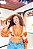 CROPPED GABRIELA- SOL -LARANJA- VISCOSE PRÉ LAVADO - Imagem 1