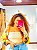 CROPPED LASTEX - FLOR DE OUTONO-AMARELO - VISCOSE PRÉ LAVADO - Imagem 5