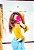 CROPPED LASTEX - FLOR DE OUTONO-AMARELO - VISCOSE PRÉ LAVADO - Imagem 3