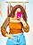 CROPPED LASTEX - SOL-MARROM- VISCOSE PRÉ LAVADO - Imagem 1