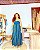 VESTIDO LIVIA - ITÁLIA -AZUL - VISCOSE PRÉ LAVADO - COD- 3624 - Imagem 2