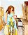 VESTIDO SAMILA - ÁFRICA-COLORIDO - VISCOSE PRÉ LAVADO - COD- 3669 - Imagem 2