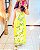 VESTIDO LENÇO - M-AMARELO -PRIMAVERA VERÃO -VISCOSE PRÉ LAVADO ,GRAMADURA 260 - Imagem 2