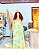 VESTIDO VALENTINA - G-ALÇA- LIMÃO SICILIANO- VERÃO EUROPEU - AMARELO -LINHO - Imagem 4