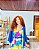 CONJUNTO LUANA - VERÃO - AZUL -VISCOSE PRÉ LAVADO ,GRAMADURA 140 - Imagem 7
