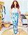 CALÇA PANTALONA AMORA -G- SOL DE VERÃO -AZUL- VISCOLINHO - Imagem 4
