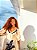 VESTIDO PRINCESA -G- OUTONO INVERNO -BRANCO - VISCOSE PRÉ LAVADO - Imagem 5
