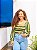 BLUSA CIGANINHA -VERDE - BRASILIDADE - VISCOSE PRÉ LAVADA - Imagem 2