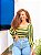 BLUSA CIGANINHA -VERDE - BRASILIDADE - VISCOSE PRÉ LAVADA - Imagem 1