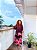 VESTIDO LORENA- BRASILIDADE -VINHO -VISCOSE PRÉ LAVADO - Imagem 6