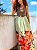 VESTIDO FLORECER - BRASILIDADE -VERDE -VISCOSE PRÉ LAVADO - Imagem 8